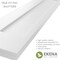 Ekena Millwork True Fit PVC San Antonio Mission Style Fixed Mount Shutters, Moss Green, 15W x 47H, PR TFP001ST15X047MG - alternate 15